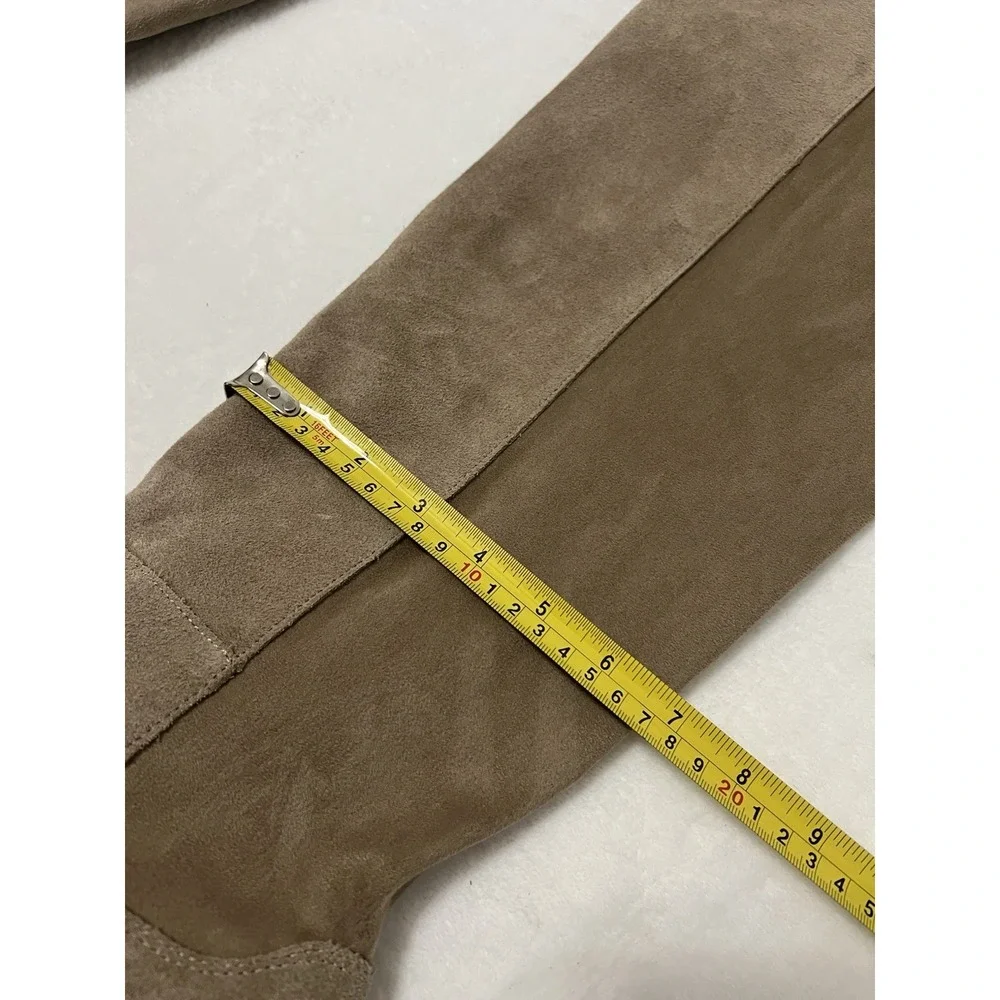 Lucky Brand Calypso Over The Knee Tall Tan Suede Pull On Boho Western‎ Boots 12M